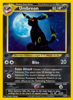 Pokémon-Karte Umbreon 013/075