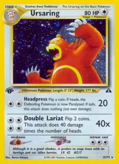 Pokémon-Karte Ursaring 015/075