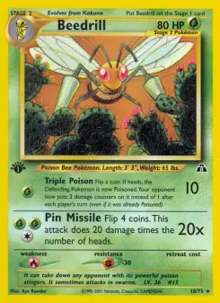 Pokémon-Karte Beedrill 018/075