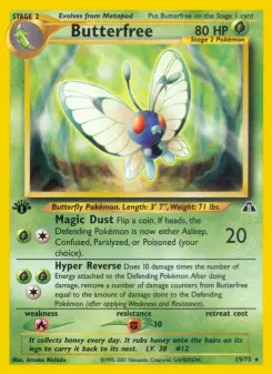 Pokémon-Karte Butterfree 019/075