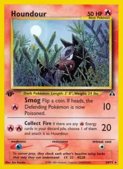 Pokémon-Karte Houndour 024/075