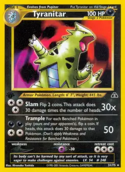 Pokémon-Karte Tyranitar 031/075