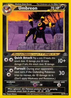Pokémon-Karte Umbreon 032/075