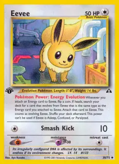 Pokémon-Karte Eevee 038/075