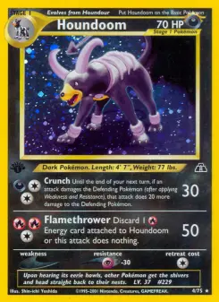 Pokémon-Karte Houndoom 004/075