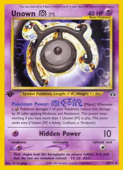Pokémon-Karte Unown [M] 049/075