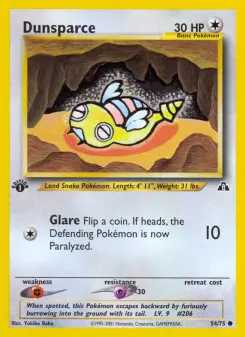Pokémon-Karte Dunsparce 054/075