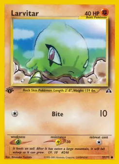 Pokémon-Karte Larvitar 057/075