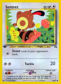 Pokémon-Karte Sentret 063/075