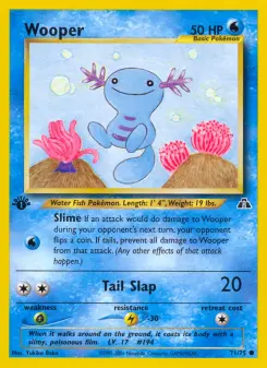 Pokémon-Karte Wooper 071/075