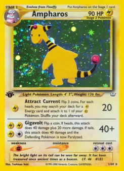 Pokémon-Karte Ampharos 001/064