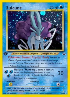 Pokémon-Karte Suicune 014/064