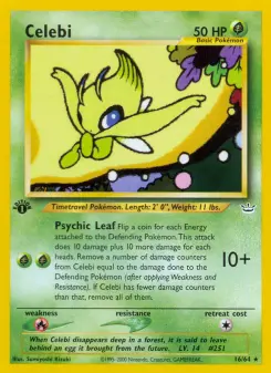Pokémon-Karte Celebi 016/064