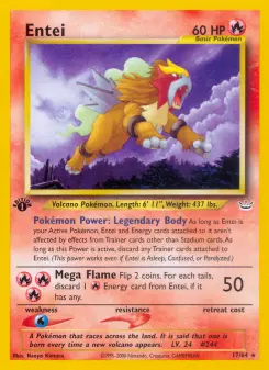 Pokémon-Karte Entei 017/064