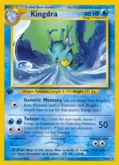 Pokémon-Karte Kingdra 019/064