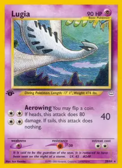 Pokémon-Karte Lugia 020/064