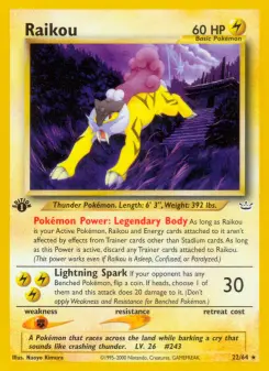 Pokémon-Karte Raikou 022/064