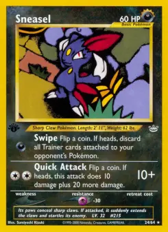 Pokémon-Karte Sneasel 024/064