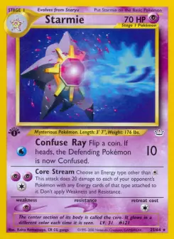 Pokémon-Karte Starmie 025/064