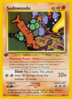 Pokémon-Karte Sudowoodo 026/064