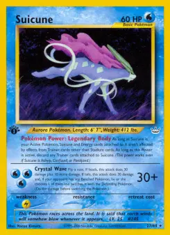 Pokémon-Karte Suicune 027/064