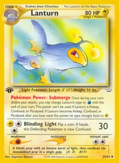 Pokémon-Karte Lanturn 032/064