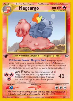 Pokémon-Karte Magcargo 033/064