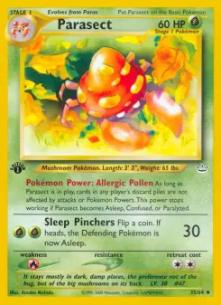 Pokémon-Karte Parasect 035/064