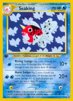 Pokémon-Karte Seaking 037/064