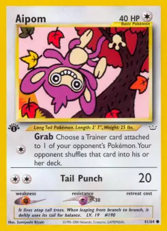 Pokémon-Karte Aipom 041/064