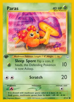 Pokémon-Karte Paras 047/064