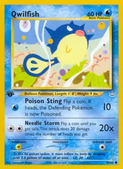 Pokémon-Karte Qwilfish 049/064