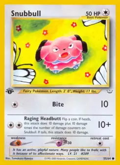 Pokémon-Karte Snubbull 055/064