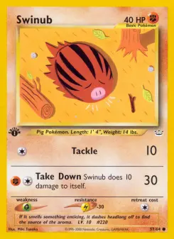 Pokémon-Karte Swinub 057/064