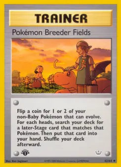Pokémon-Karte Pokémon Breeder Fields 062/064
