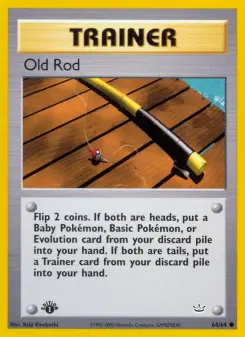 Pokémon-Karte Old Rod 064/064