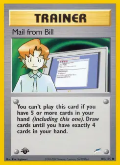 Pokémon-Karte Mail from Bill 105/105