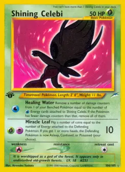 Pokémon-Karte Shining Celebi 106/105