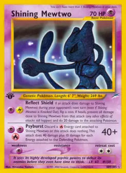 Pokémon-Karte Shining Mewtwo 109/105