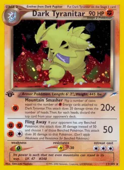 Pokémon-Karte Dark Tyranitar 011/105