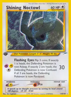 Pokémon-Karte Shining Noctowl 110/105