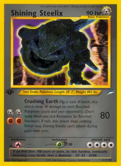 Pokémon-Karte Shining Steelix 112/105