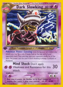 Pokémon-Karte Dark Slowking 020/105