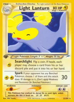 Pokémon-Karte Light Lanturn 023/105
