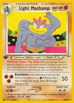 Pokémon-Karte Light Machamp 025/105