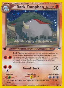 Pokémon-Karte Dark Donphan 003/105