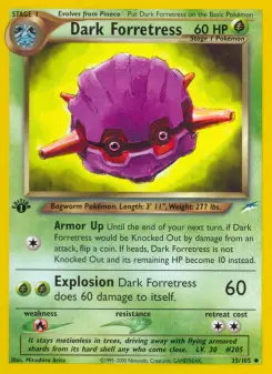 Pokémon-Karte Dark Forretress 035/105