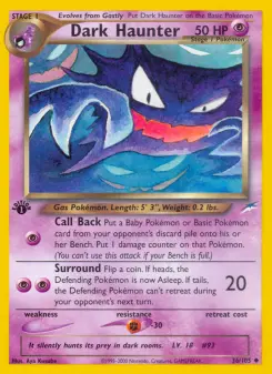 Pokémon-Karte Dark Haunter 036/105