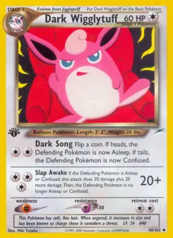 Pokémon-Karte Dark Wigglytuff 040/105