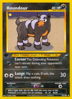Pokémon-Karte Houndour 043/105